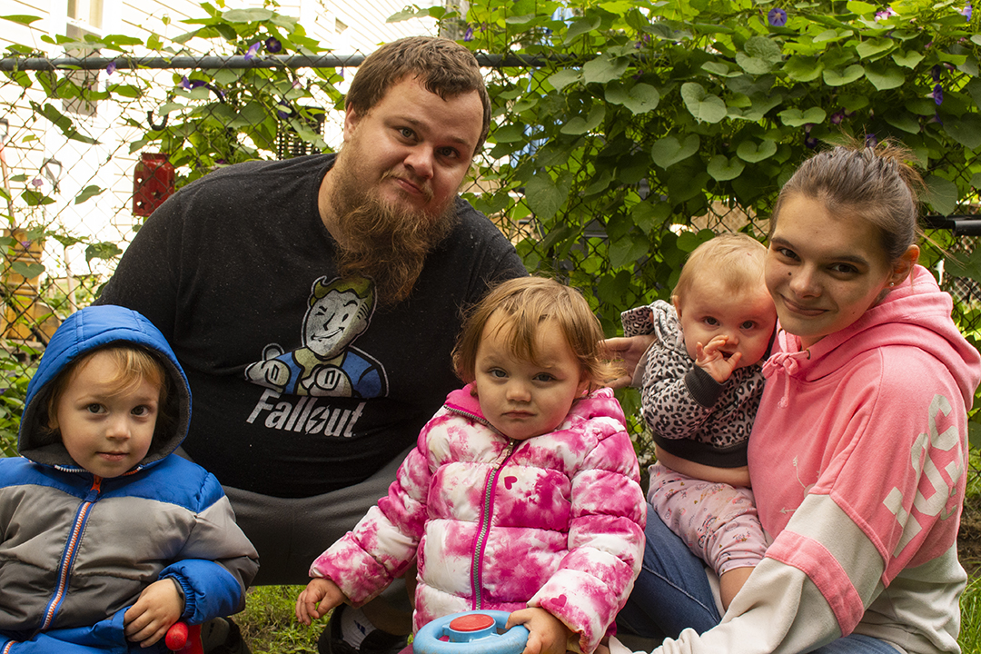 happy family in erie county